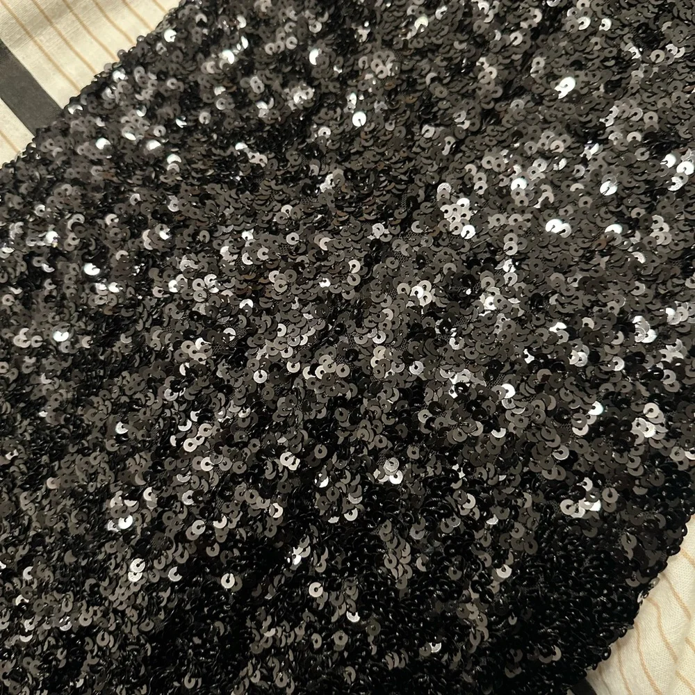 Dress the population sequin black dress. Medium - Picture 7 of 11